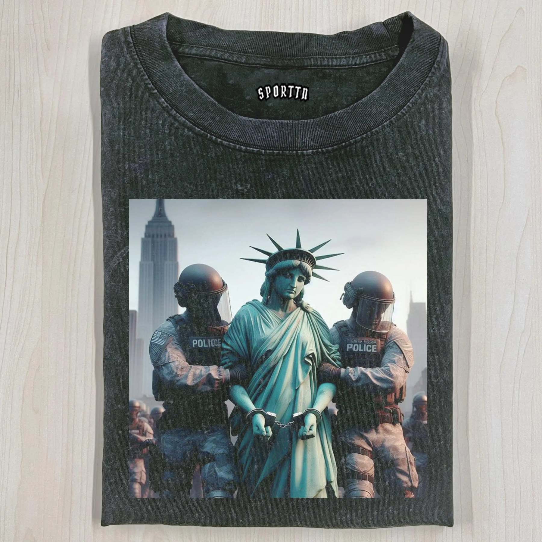 STATUE OF LIBERTY T-SHIRT-LASPORTN