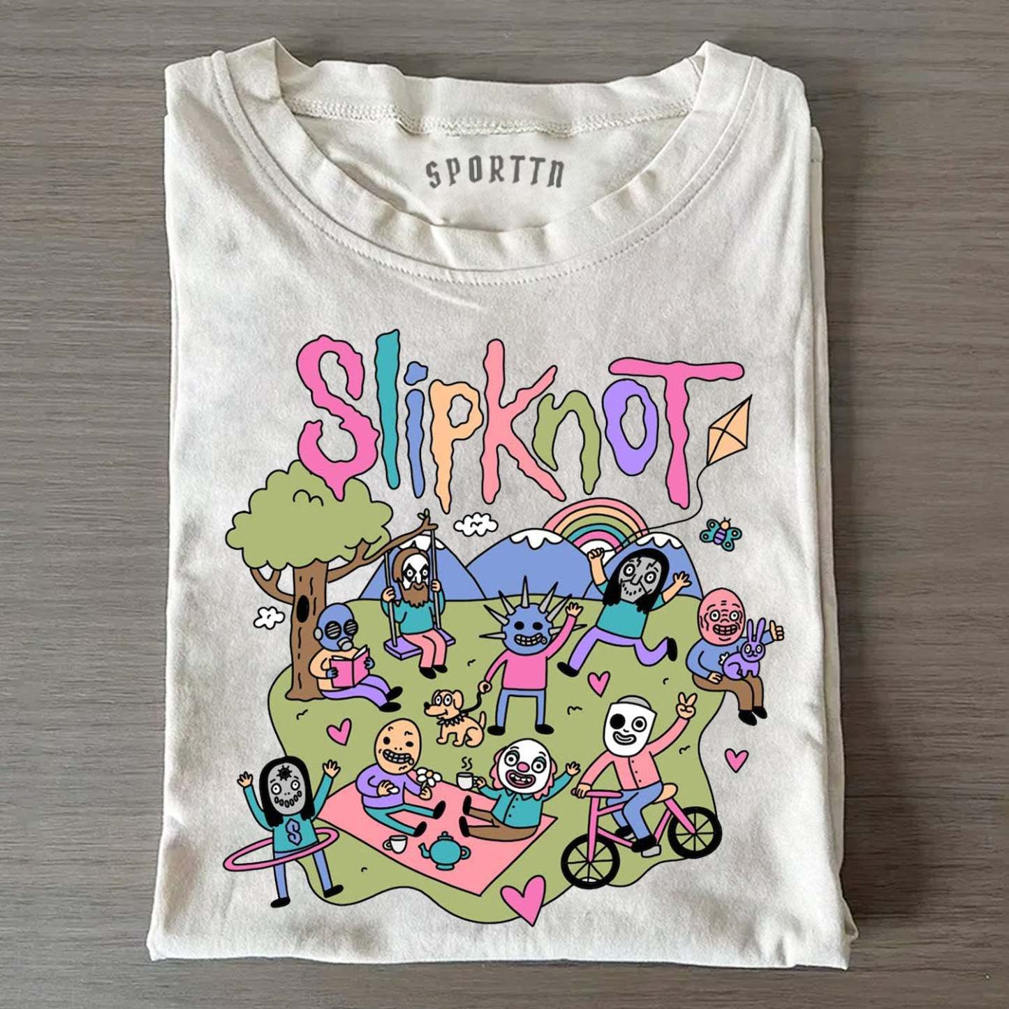 MUSIC SLIPKNOT VINTAGE WASHED TEE