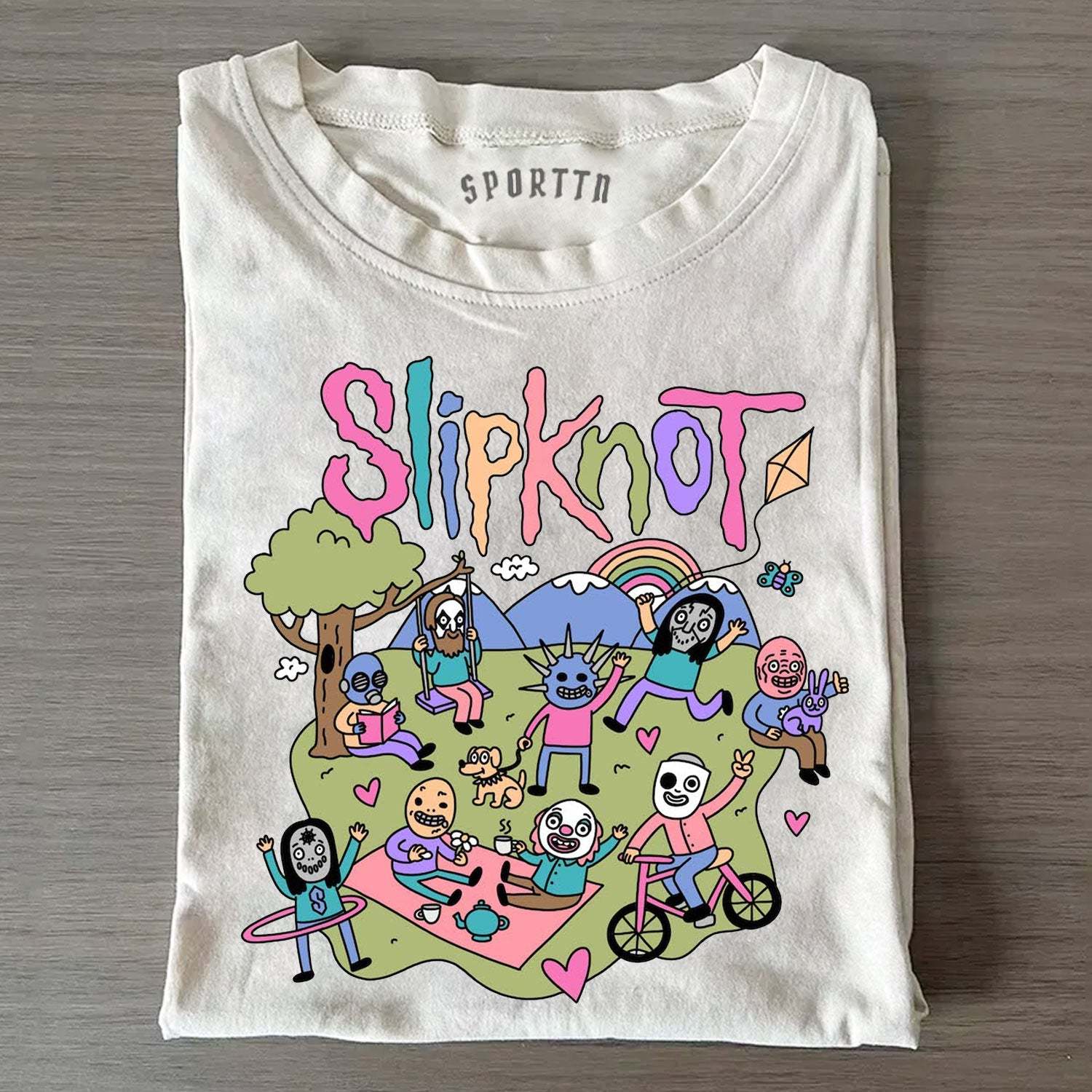 MUSIC SLIPKNOT VINTAGE WASHED TEE