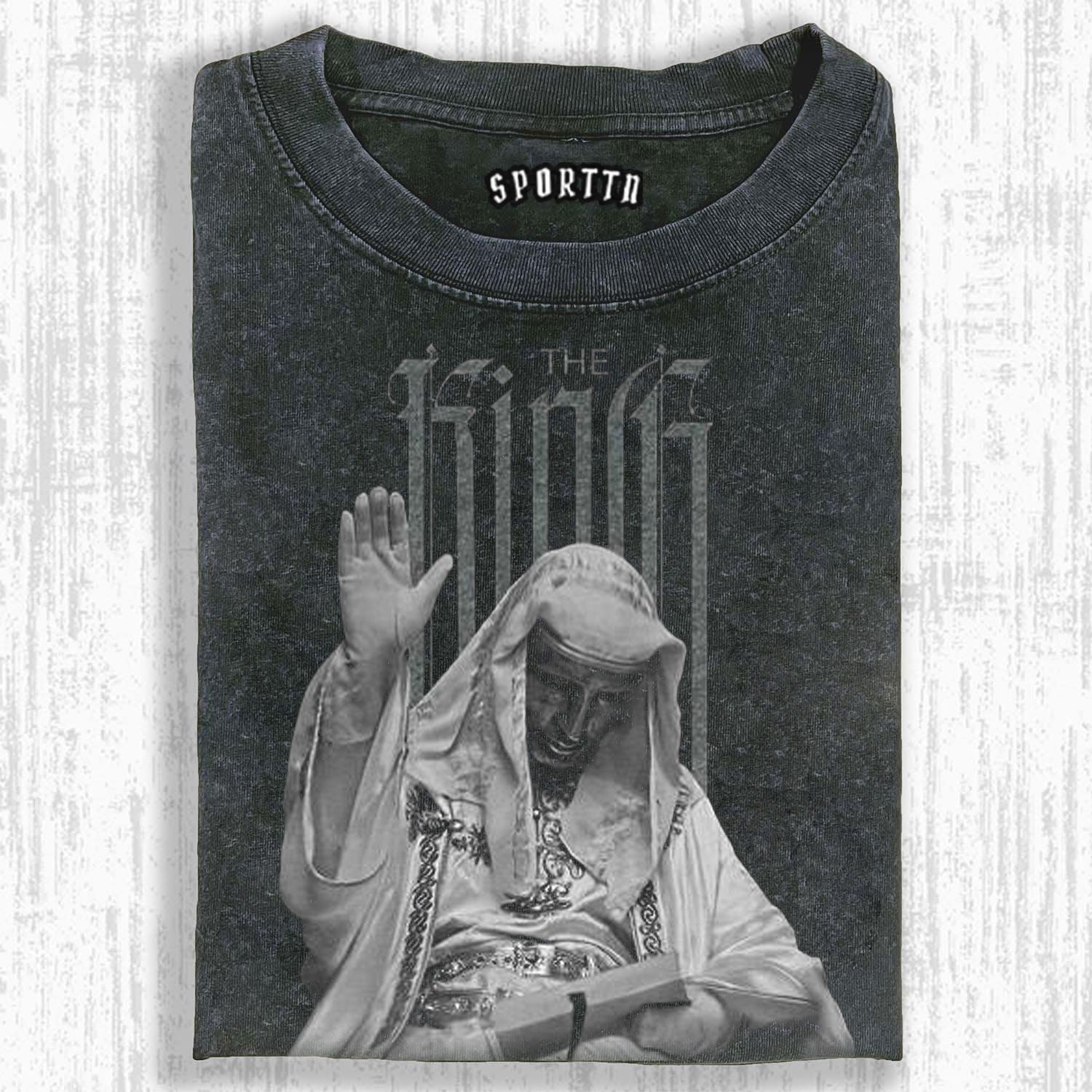 KING BALDWIN IV TEE-LASPORTN