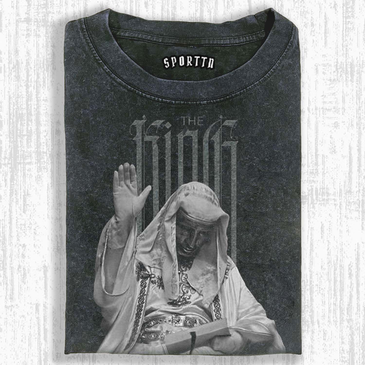 KING BALDWIN IV TEE-LASPORTN