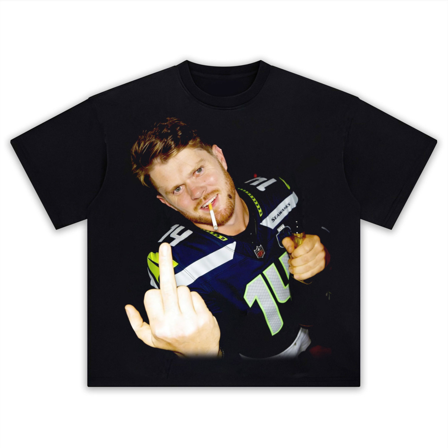 Sam Darnold Seahawks  NFL T-shirt-LASPORTN