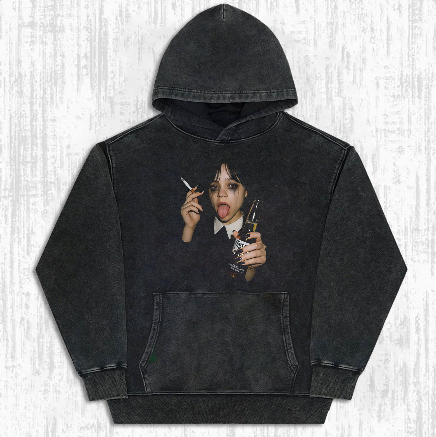 WEDNESDAY S2 ADDAMS THEMED T-SHIRT-LASPORTN