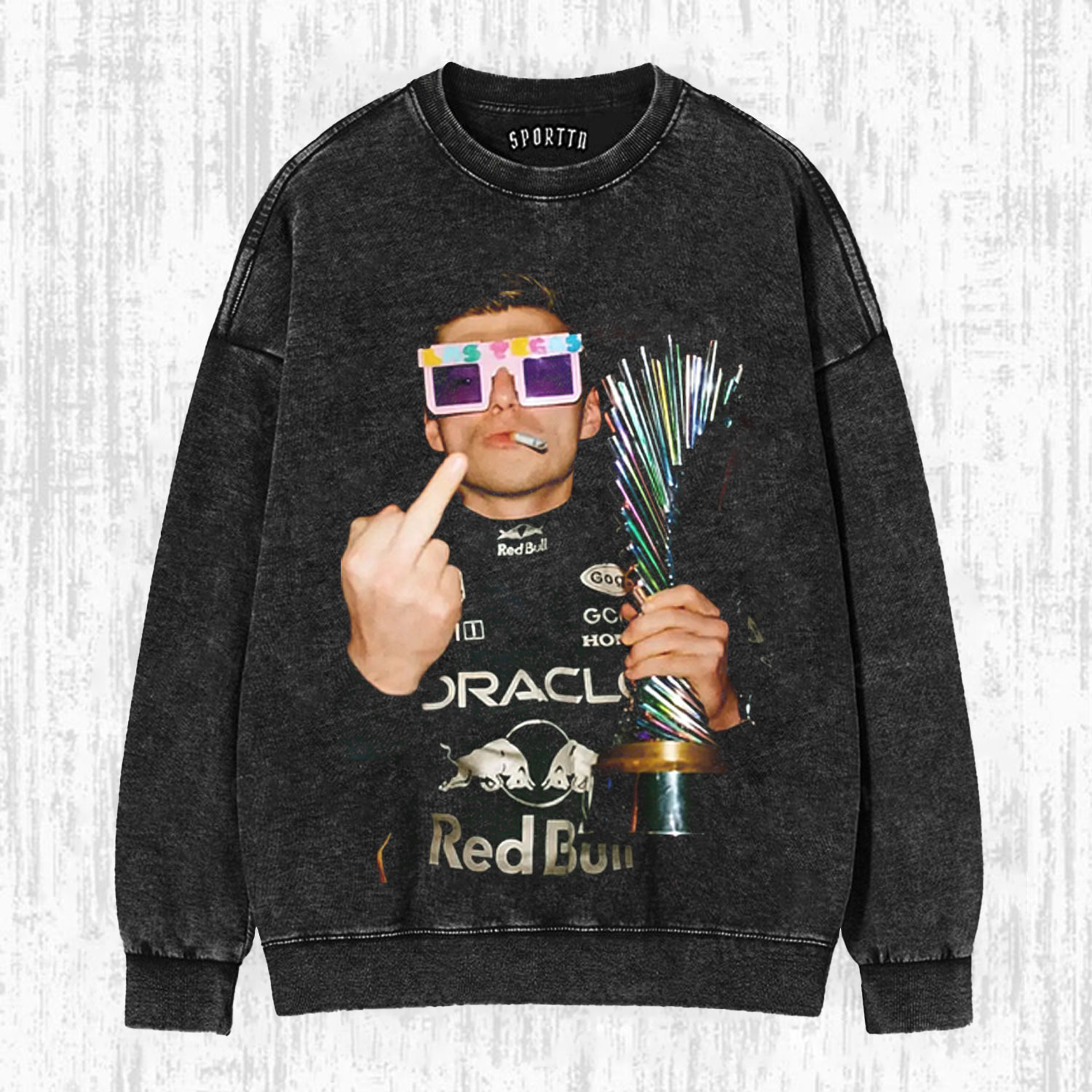F1 MAX VERSTAPPEN TROPHY CELEBRATION TEE/SWEATSHIRT/HOODIE-LASPORTN