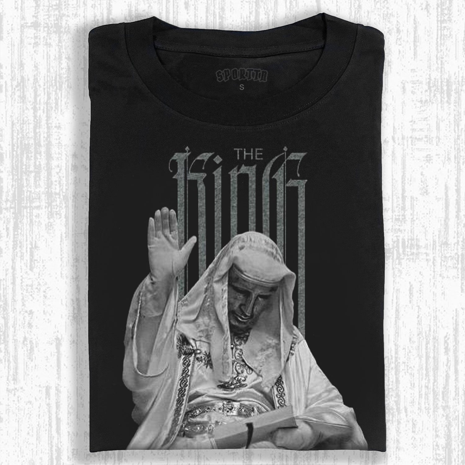 KING BALDWIN IV TEE-LASPORTN