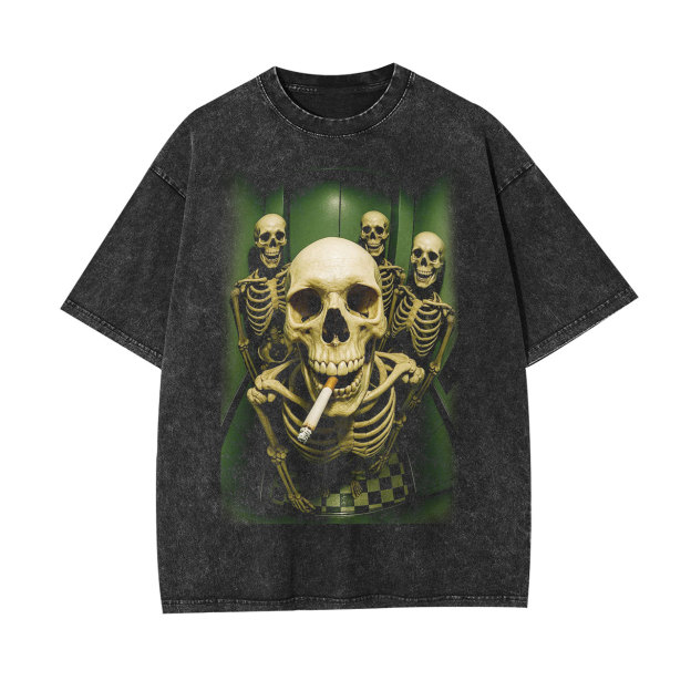 Vintage Skull Print T-Shirt/Sweatshirt/Hoodie-LASPORTN