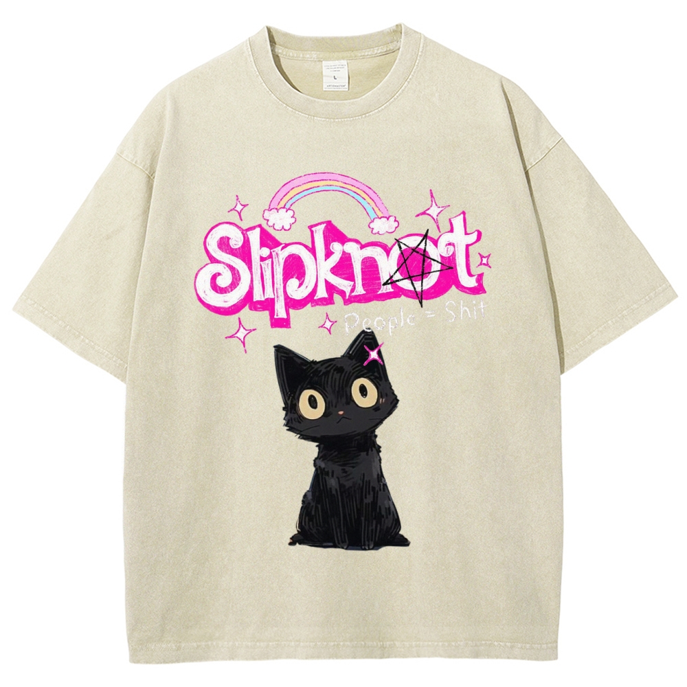 Slipknot Funny Cat T-shirt