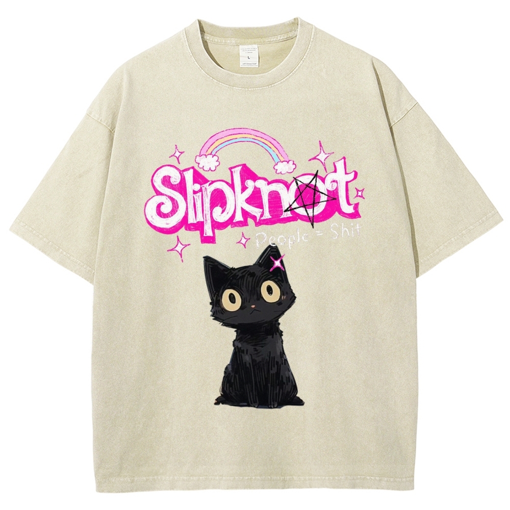 Slipknot Funny Cat T-shirt