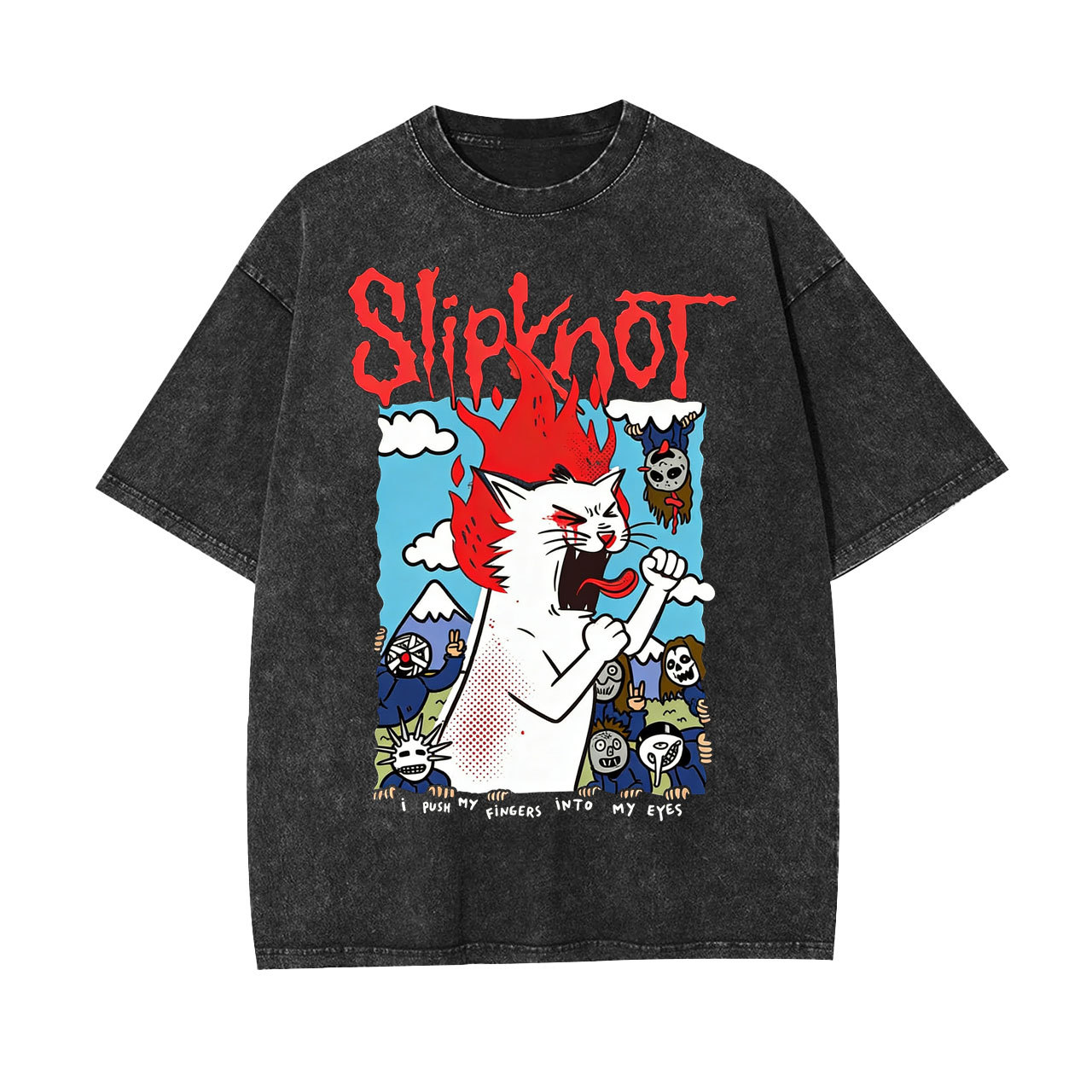 Slipknot Funny Cat T-shirt