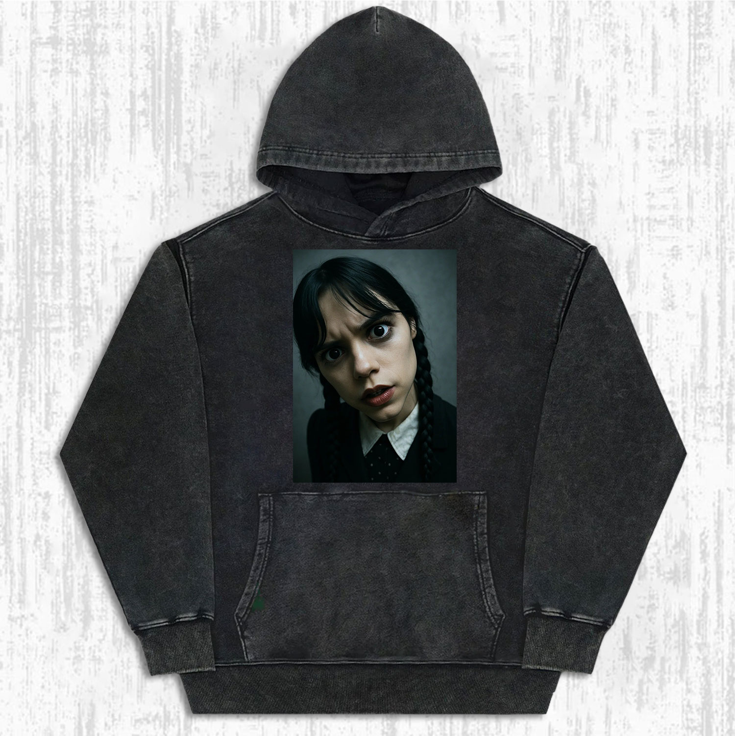 WEDNESDAY S2 ADDAMS THEMED T-SHIRT-LASPORTN