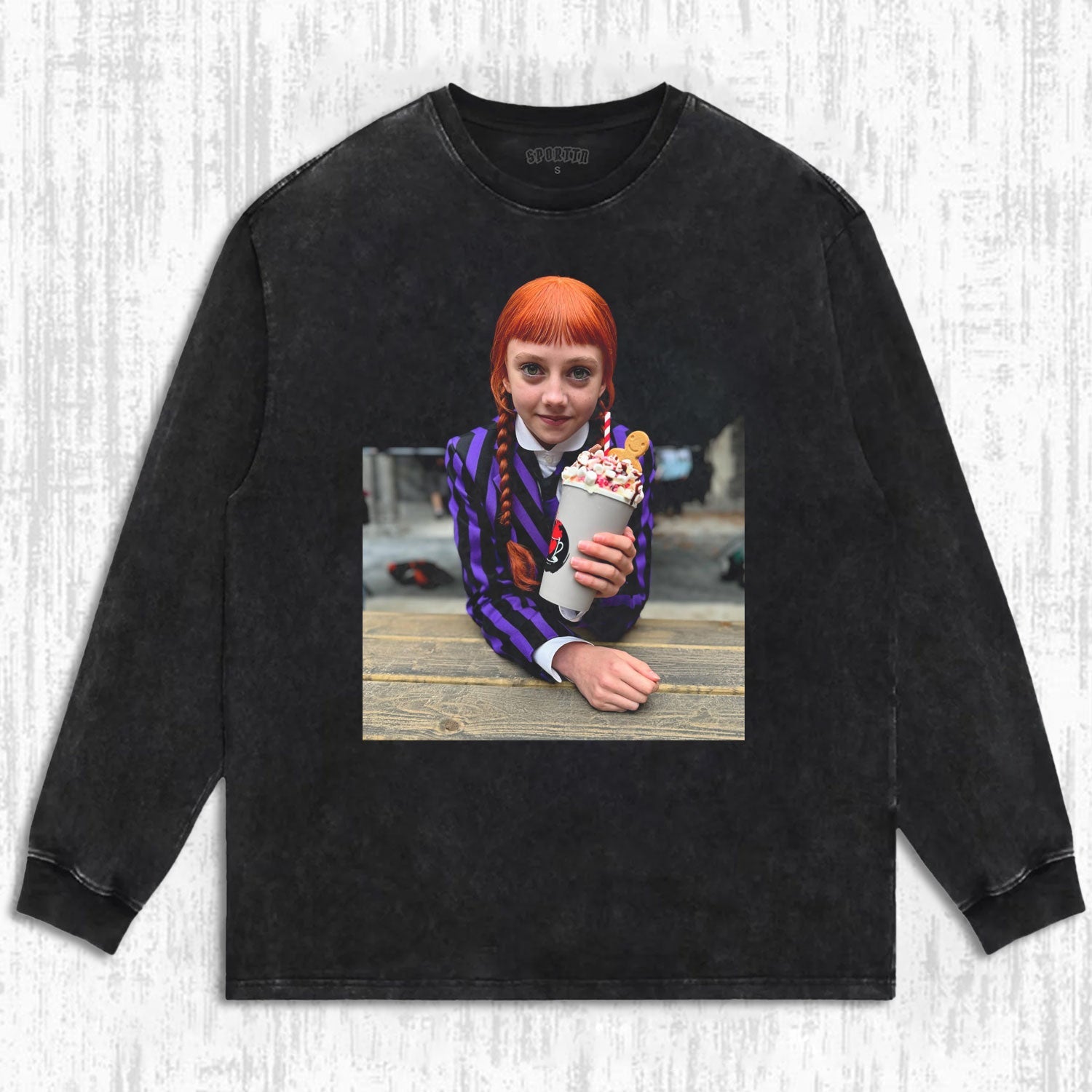 AGNES DEMILLE WEDNESDAY S2 THEMED T-SHIRT-LASPORTN