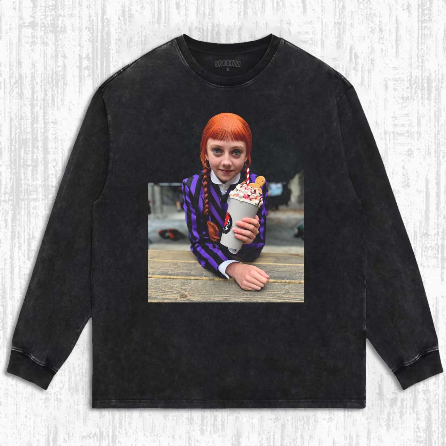 AGNES DEMILLE WEDNESDAY S2 THEMED T-SHIRT-LASPORTN