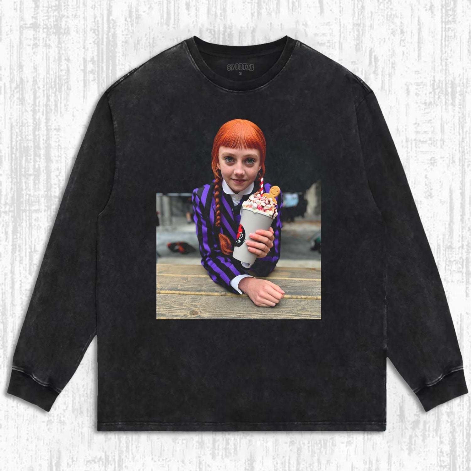 AGNES DEMILLE WEDNESDAY S2 THEMED T-SHIRT-LASPORTN