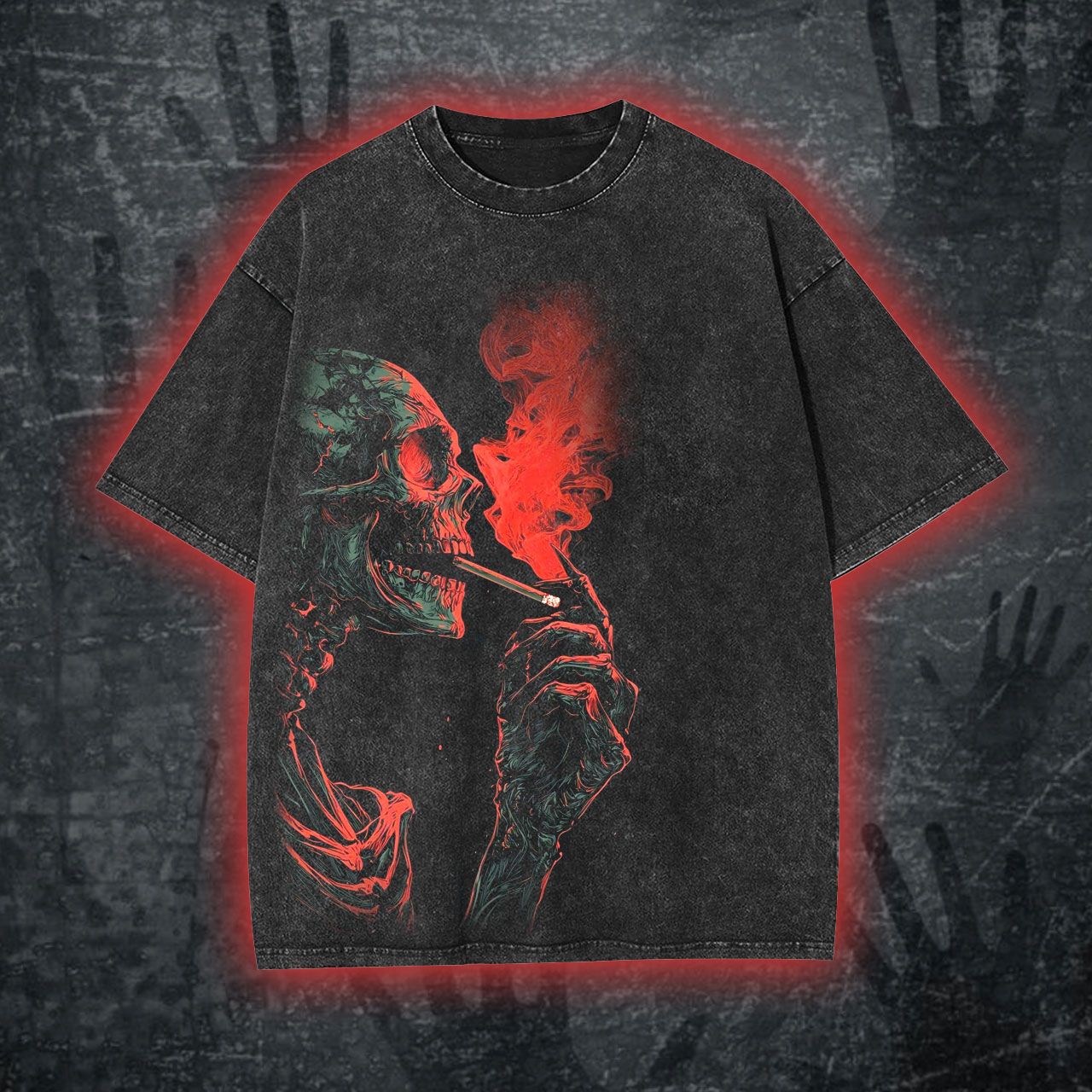 Vintage Skull Print T-Shirt/Sweatshirt/Hoodie-LASPORTN