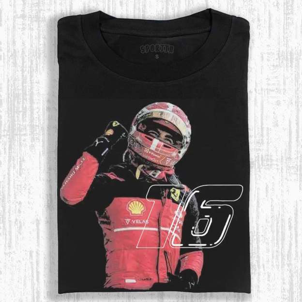 CHARLES LECLERC V4 TEE-LASPORTN