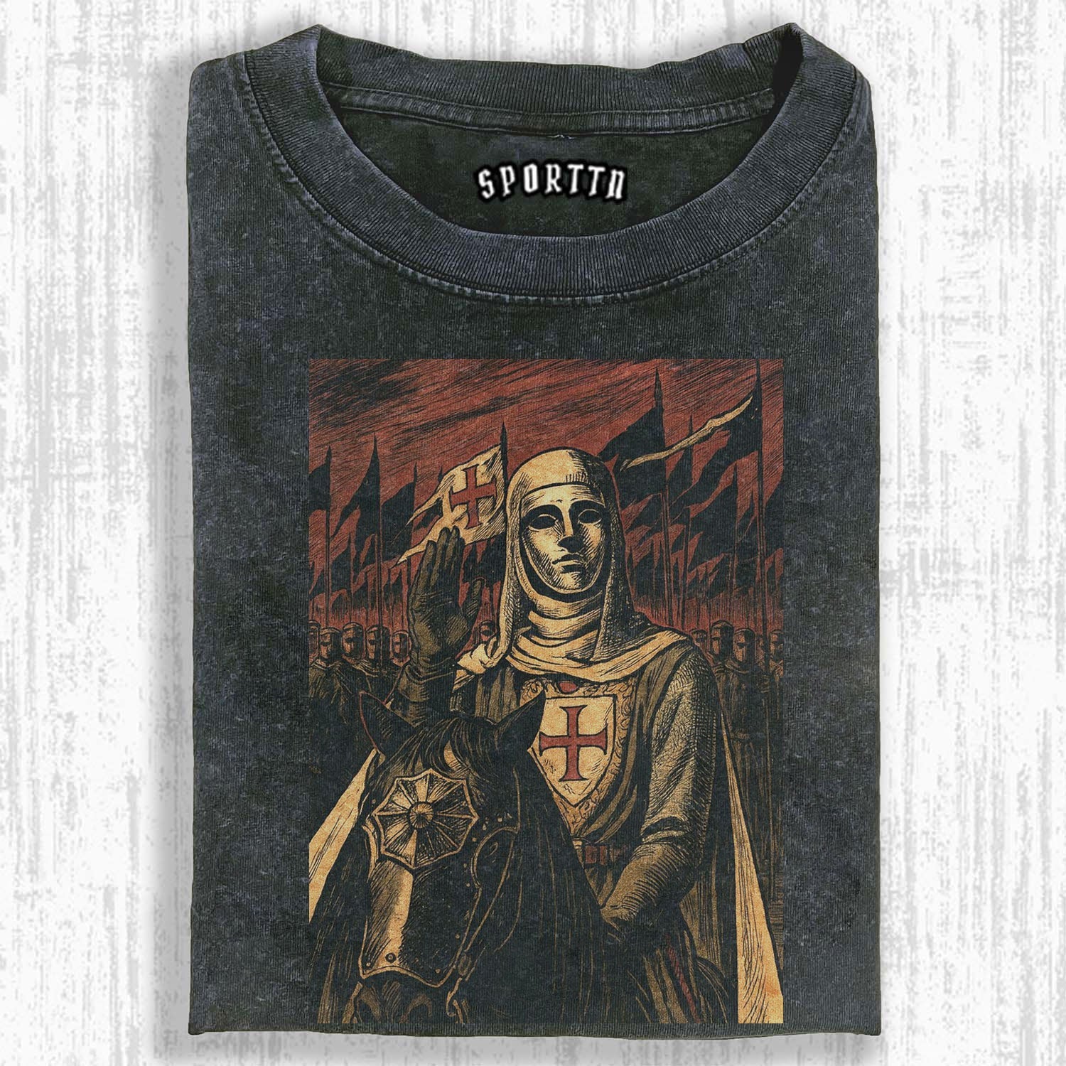 KING BALDWIN IV TEE-LASPORTN