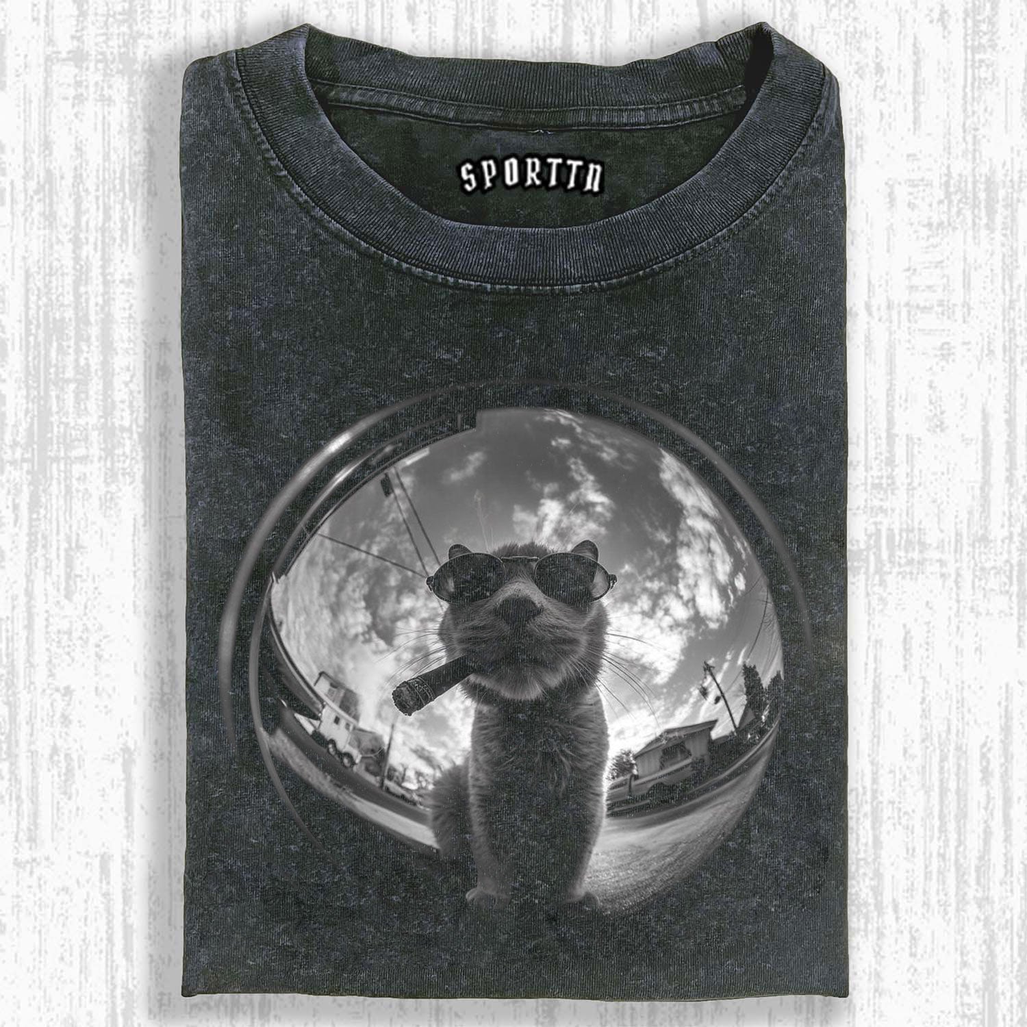 THE COOL CAT'S UNRULY MOMENT STYLISH V3 T-SHIRT-LASPORTN