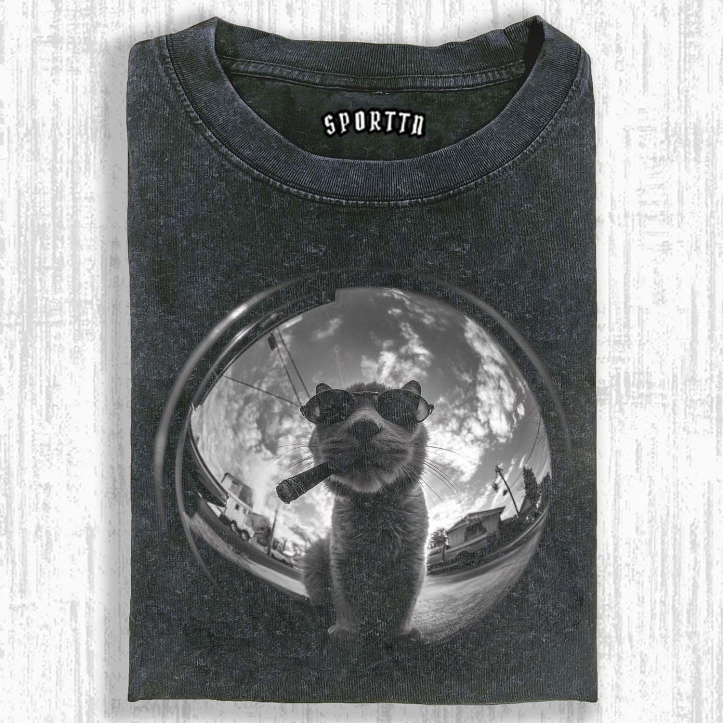 THE COOL CAT'S UNRULY MOMENT STYLISH V3 T-SHIRT-LASPORTN