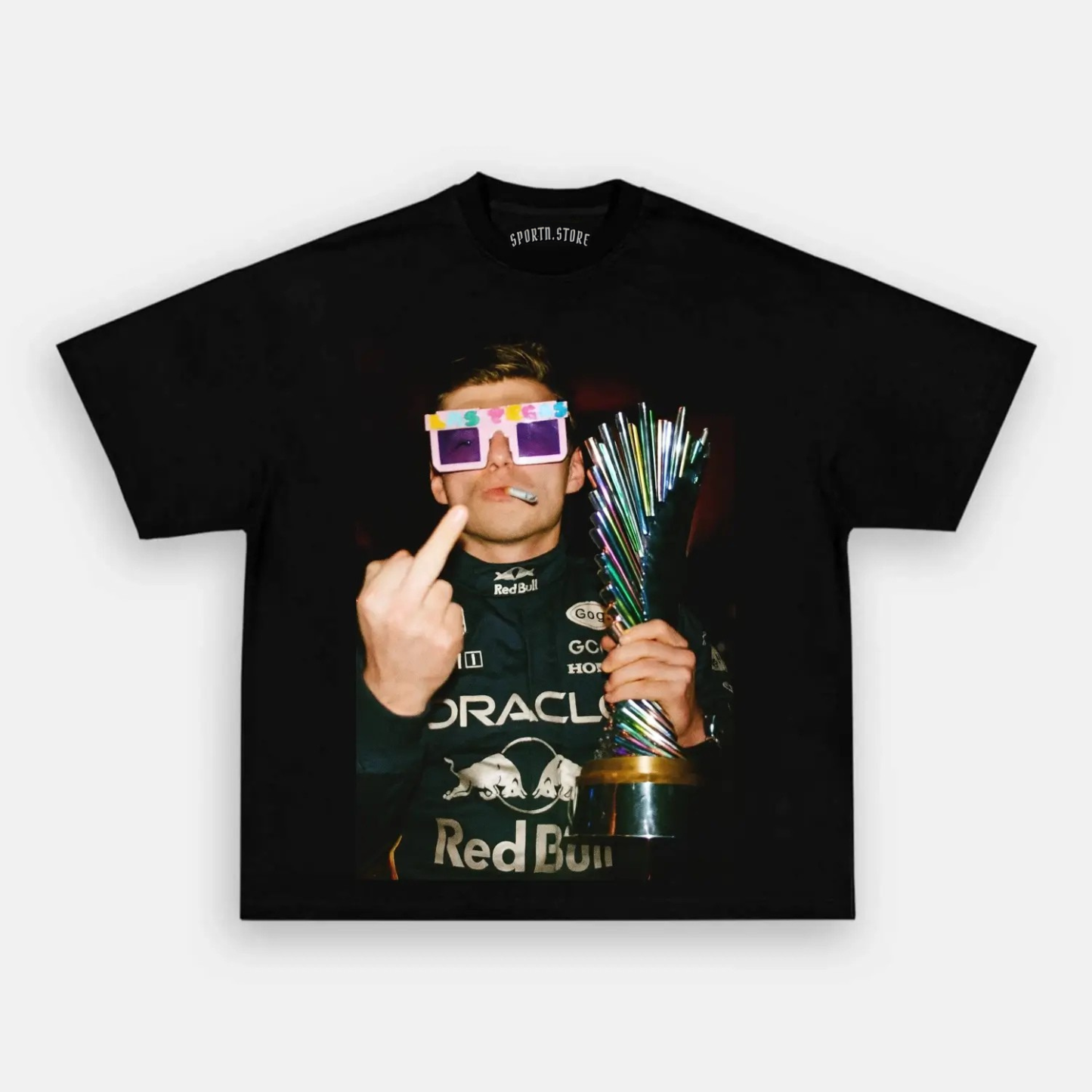 F1 MAX VERSTAPPEN TROPHY CELEBRATION TEE/SWEATSHIRT/HOODIE-LASPORTN