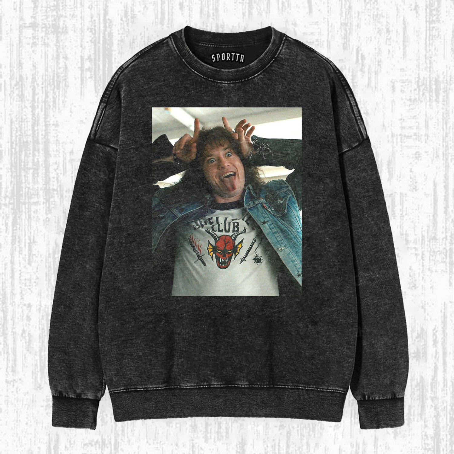 STRANGER THINGS EDDIE MUNSON T-SHIRT&SWEATSHIRTS&HOODIE-LASPORTN