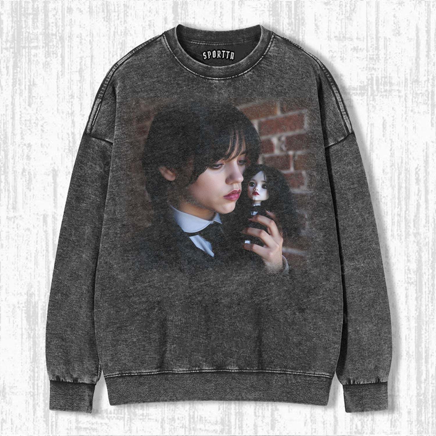 WEDNESDAY S2 ADDAMS THEMED T-SHIRT-LASPORTN