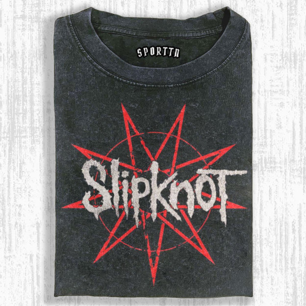 MUSIC SLIPKNOT VINTAGE WASHED TEE/SWEATSHIRT/HOODIE-LASPORTN