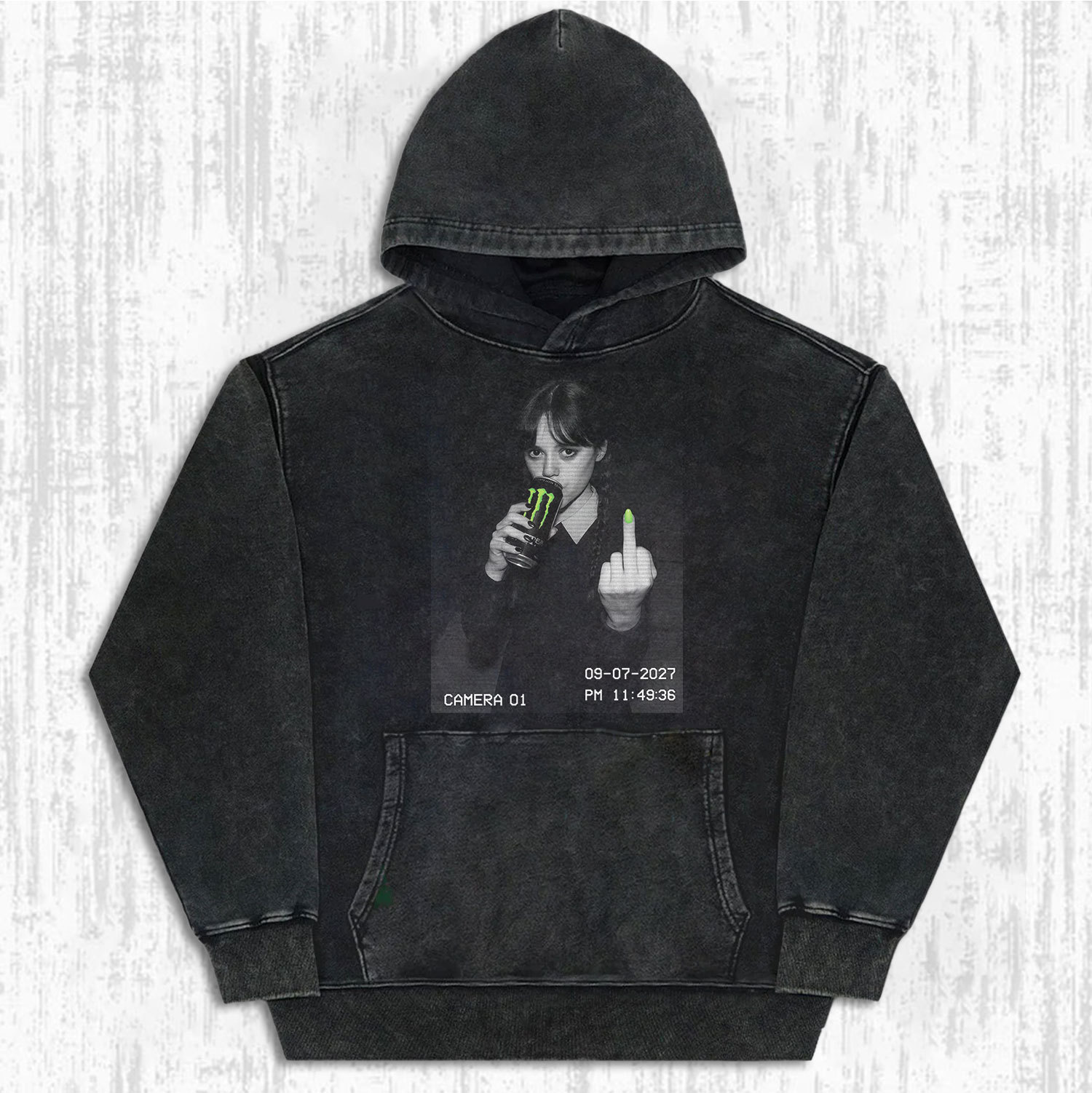 WEDNESDAY S2 ADDAMS THEMED T-SHIRT-LASPORTN