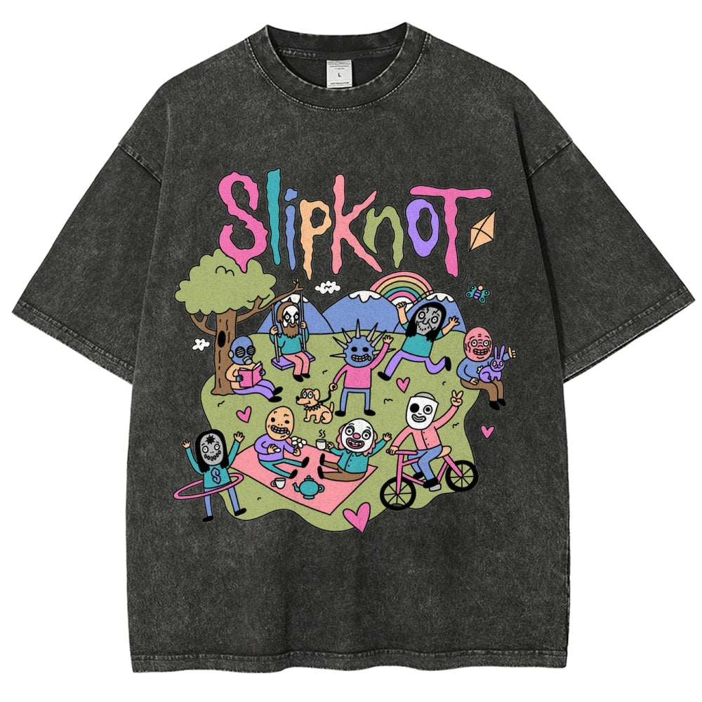 MUSIC SLIPKNOT VINTAGE WASHED TEE