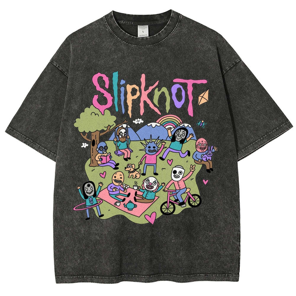 MUSIC SLIPKNOT VINTAGE WASHED TEE