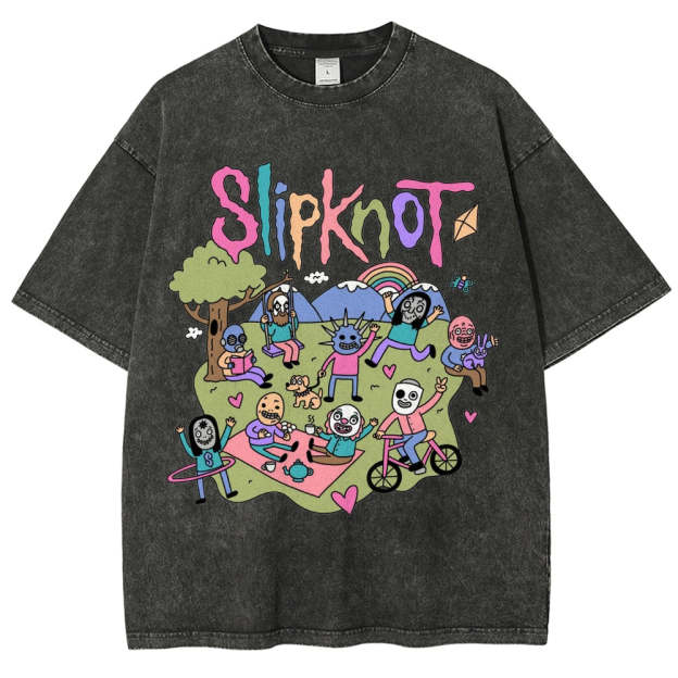 MUSIC SLIPKNOT VINTAGE WASHED TEE