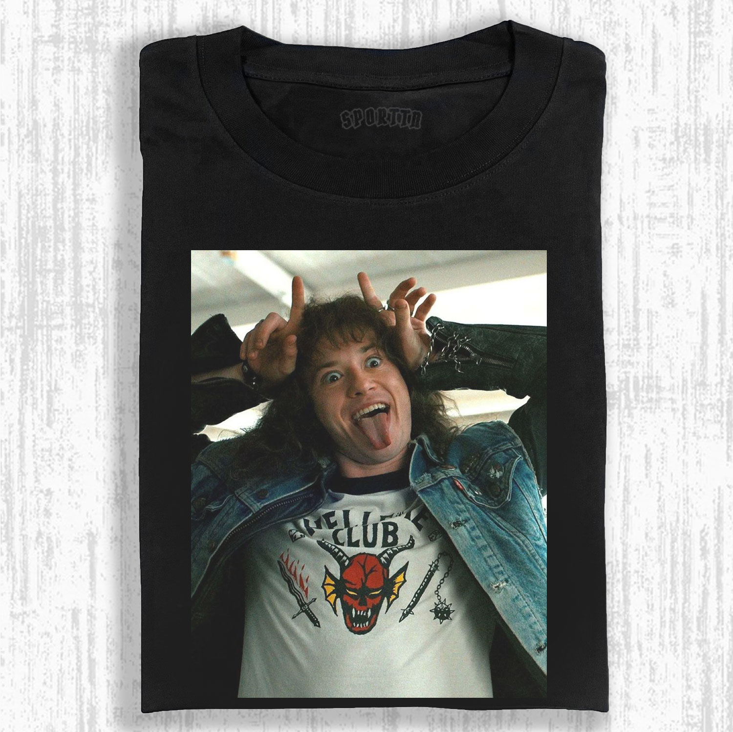 STRANGER THINGS EDDIE MUNSON T-SHIRT&SWEATSHIRTS&HOODIE-LASPORTN