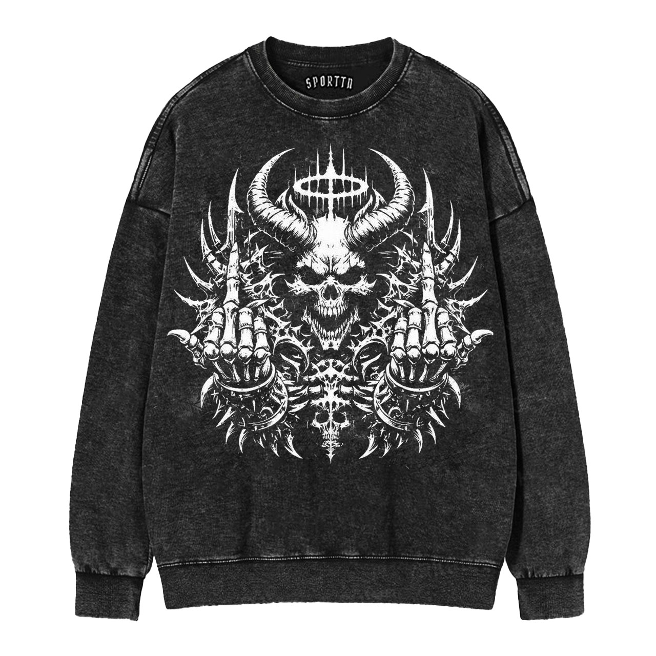 Vintage Skull Print T-Shirt/Sweatshirt/Hoodie-LASPORTN