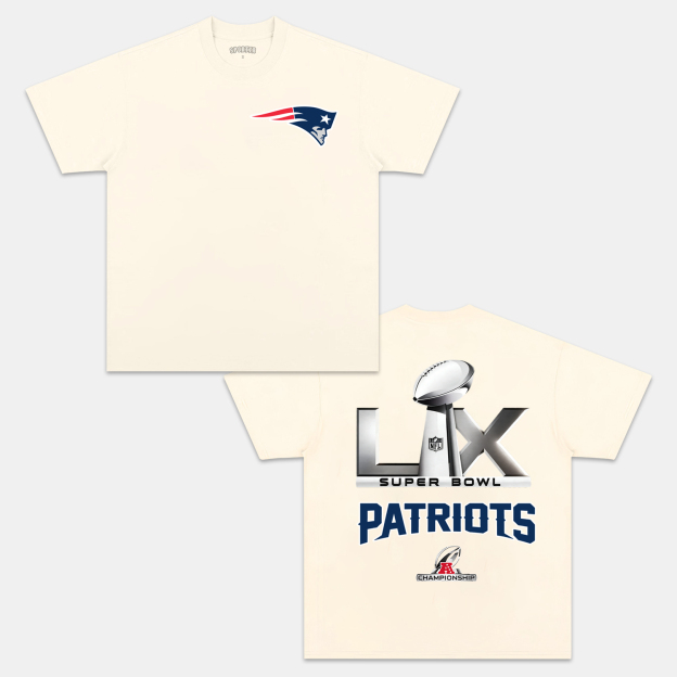 2026 SUPER BOWL LX & NEW ENGLAND PATRIOTS V2 TEE