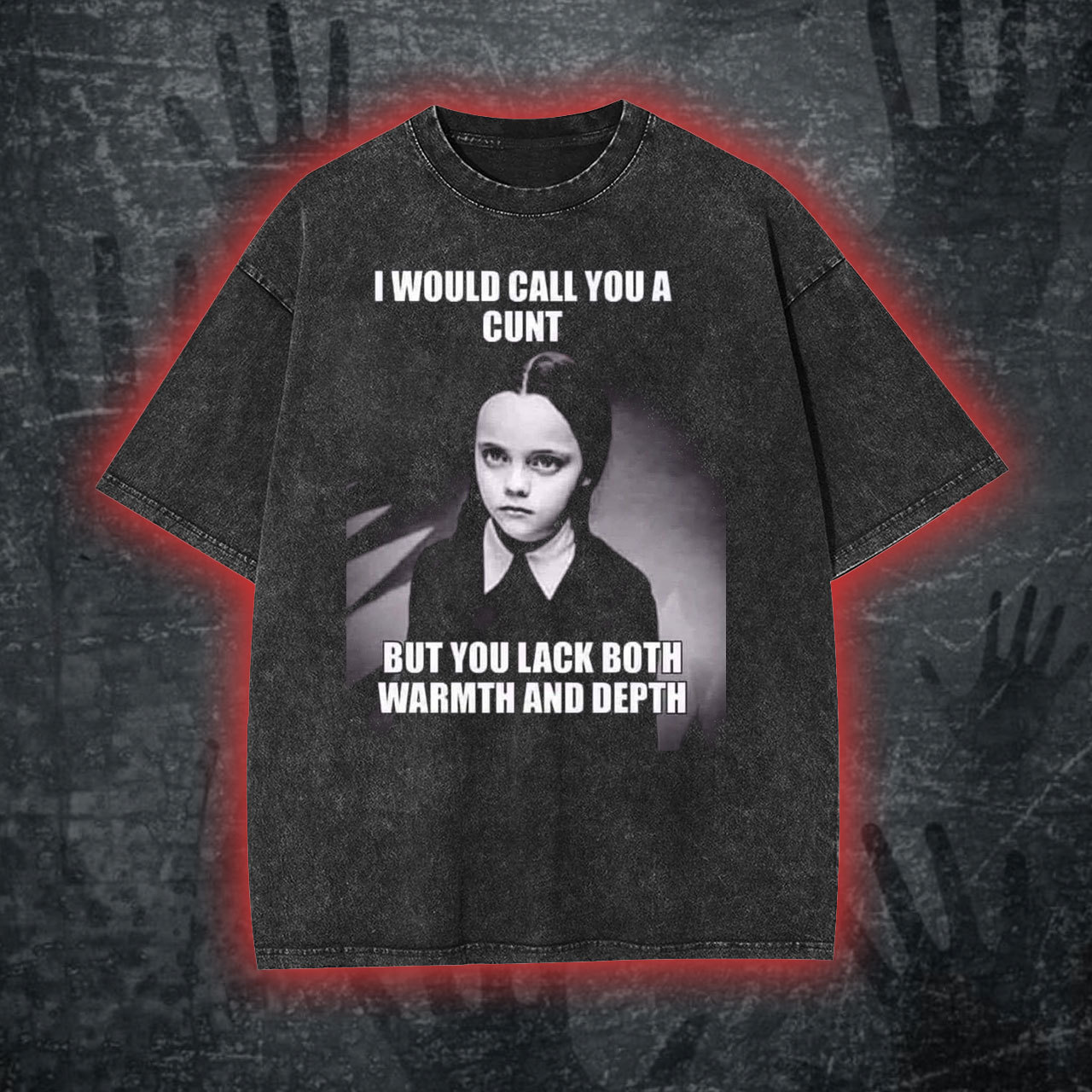 Wednesday Addams Washed T-shirt/Sweatshirt/Hoodie