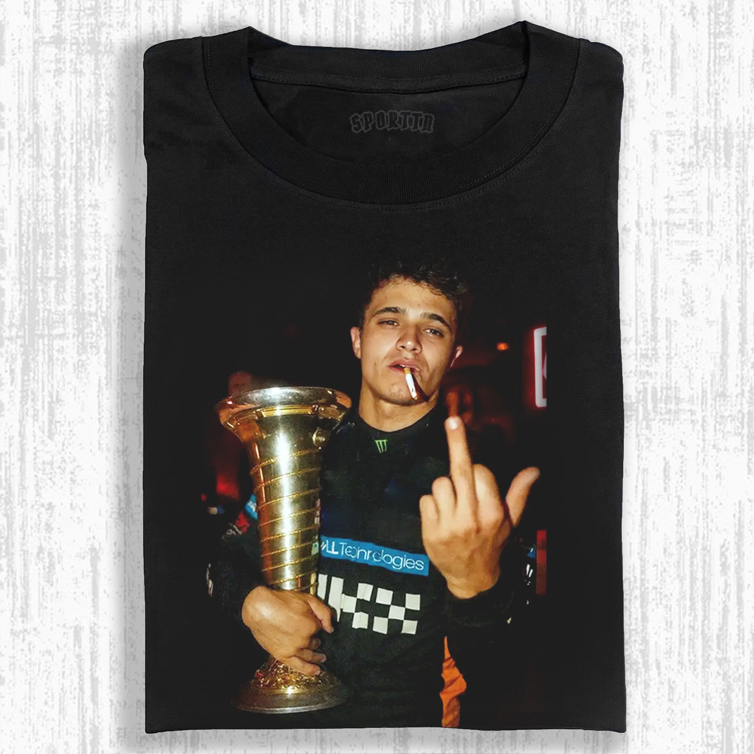 LANDO NORRIS F1 TEE/SWEATSHIRT/HOODIE-LASPORTN