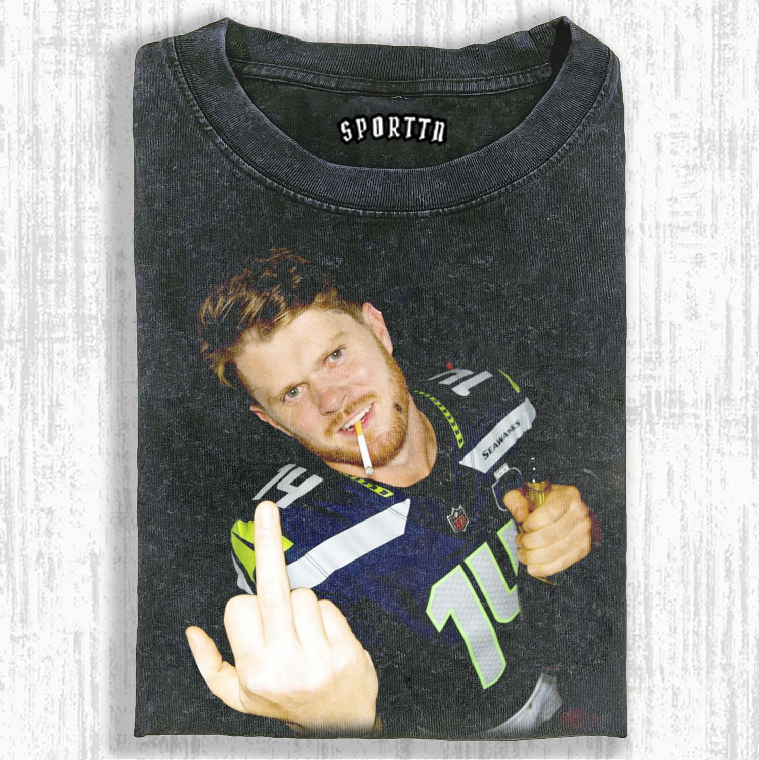 Sam Darnold Seahawks  NFL T-shirt-LASPORTN