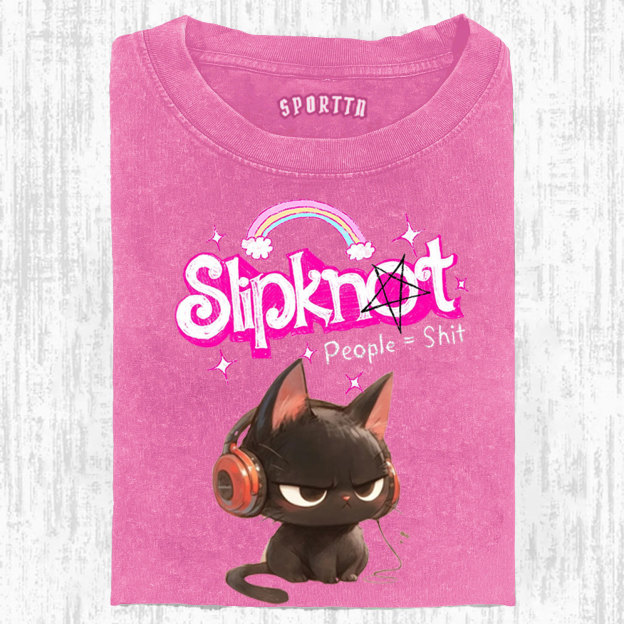 Slipknot Funny Cat T-shirt