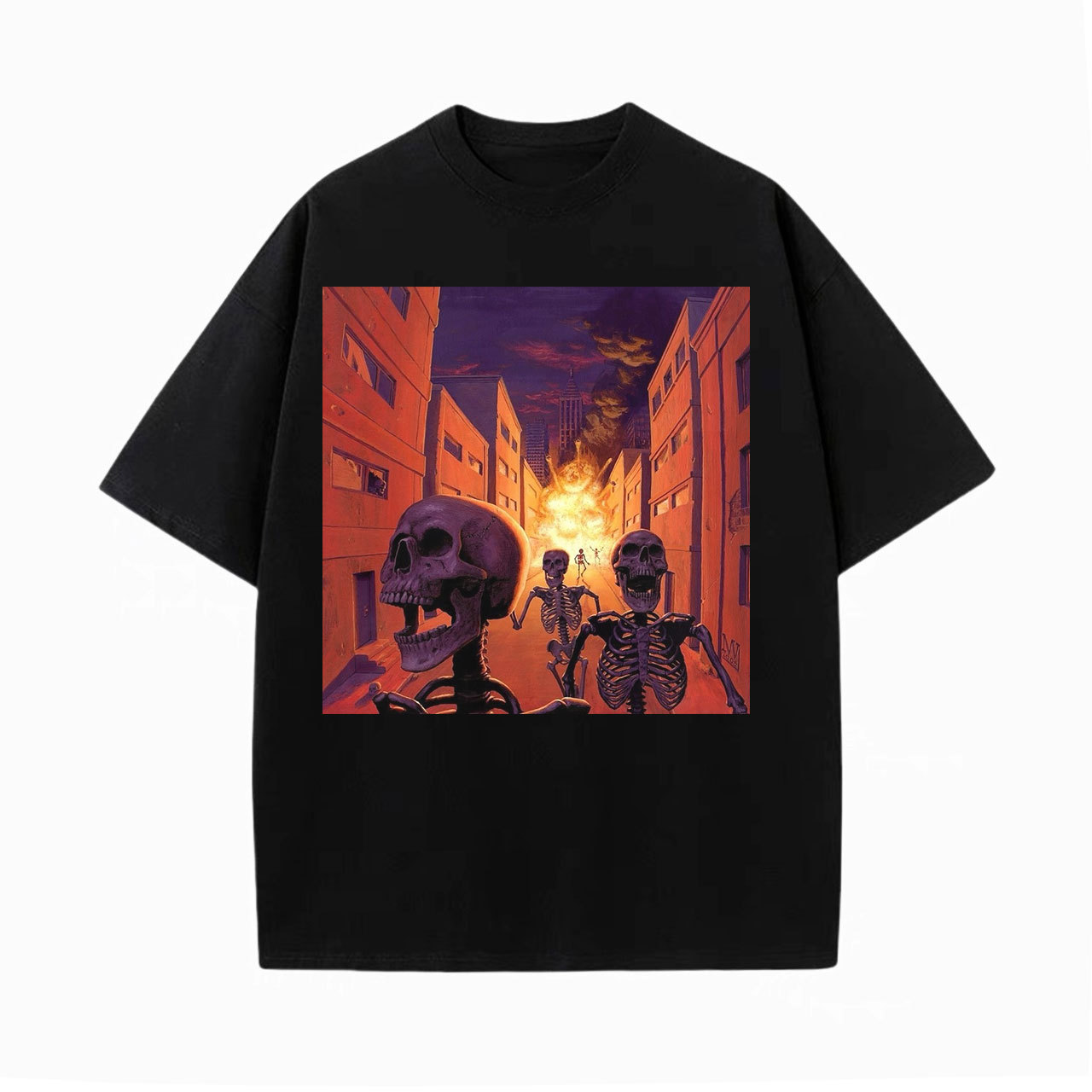 Vintage Skull Print T-Shirt/Sweatshirt/Hoodie-LASPORTN