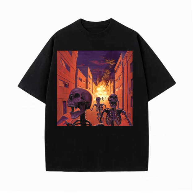 Vintage Skull Print T-Shirt/Sweatshirt/Hoodie-LASPORTN