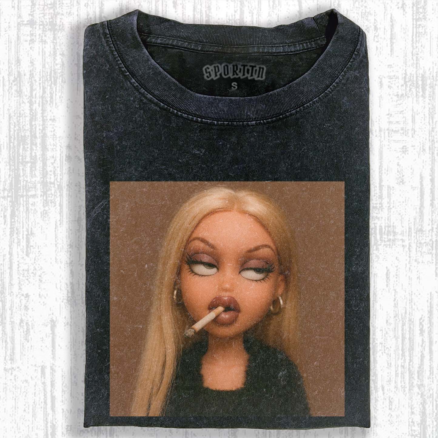 DOLL GIRL MEME T-SHIRT-LASPORTN