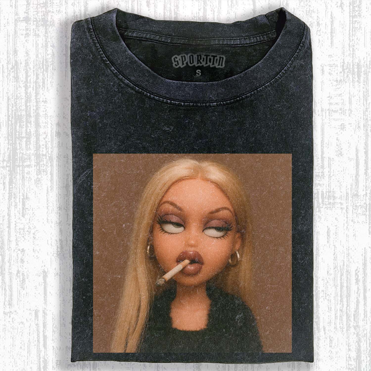 DOLL GIRL MEME T-SHIRT-LASPORTN