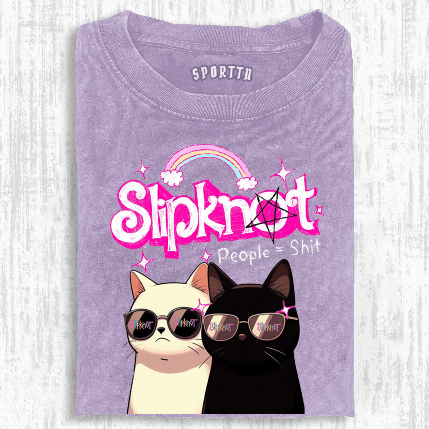 Slipknot Funny Cat T-shirt