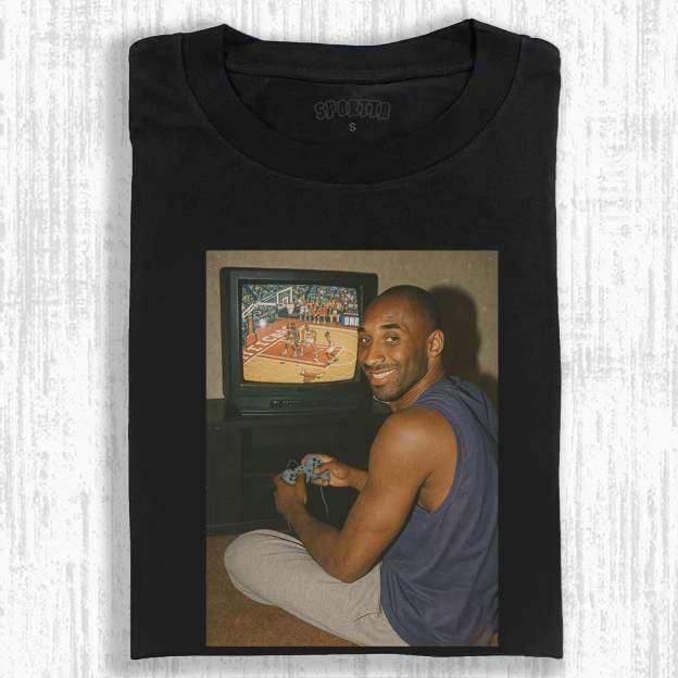 KOBE'S HAPPY TIME WITH BASKETBALL GAMES TEE-LASPORTN