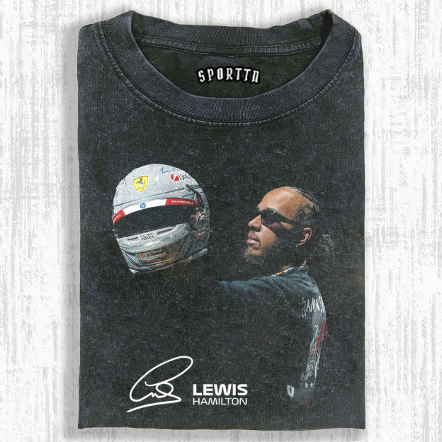 F1 Lewis Hamilton Signed Version Tee/Sweatshirt/Hoodie-LASPORTN