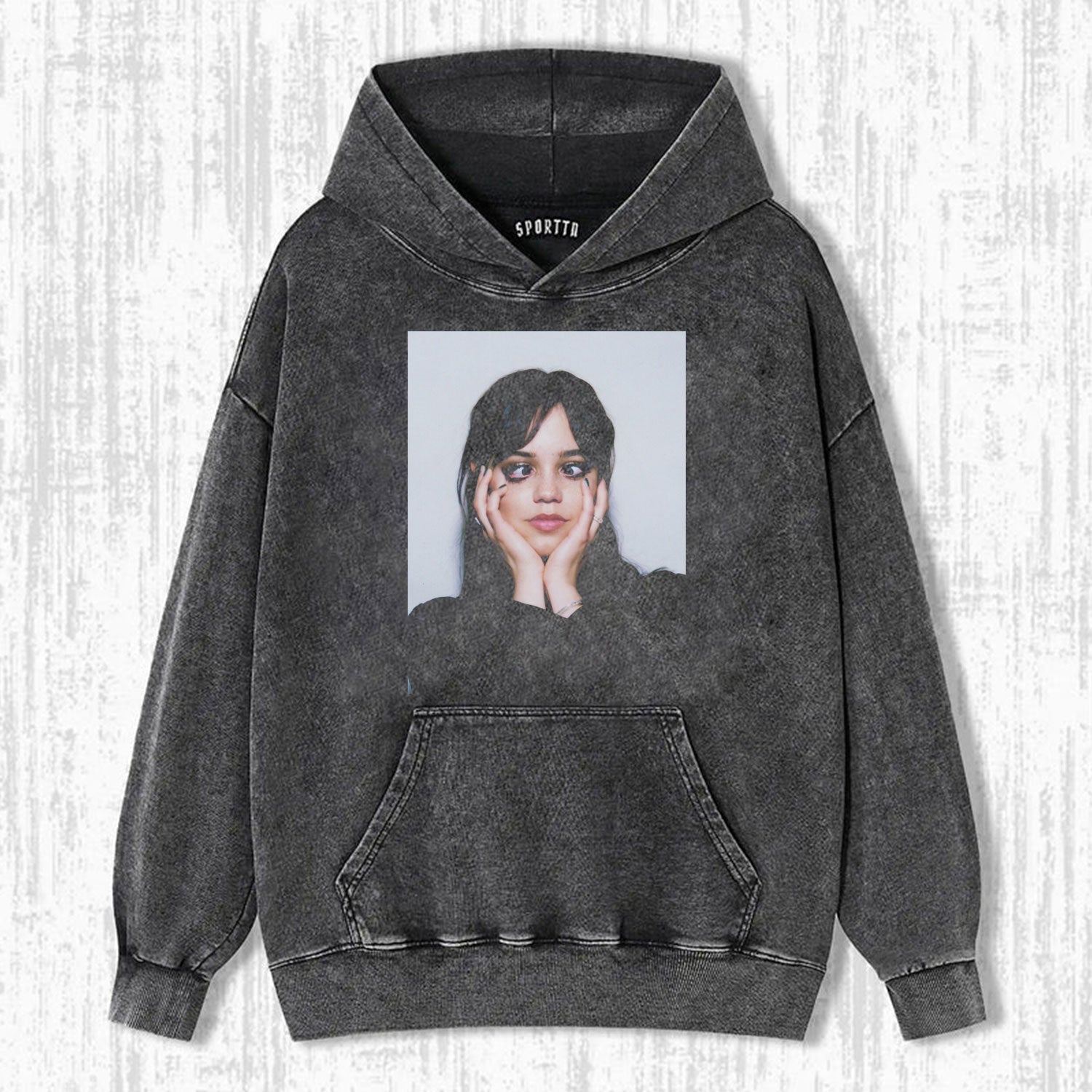 WEDNESDAY S2 ADDAMS THEMED T-SHIRT-LASPORTN