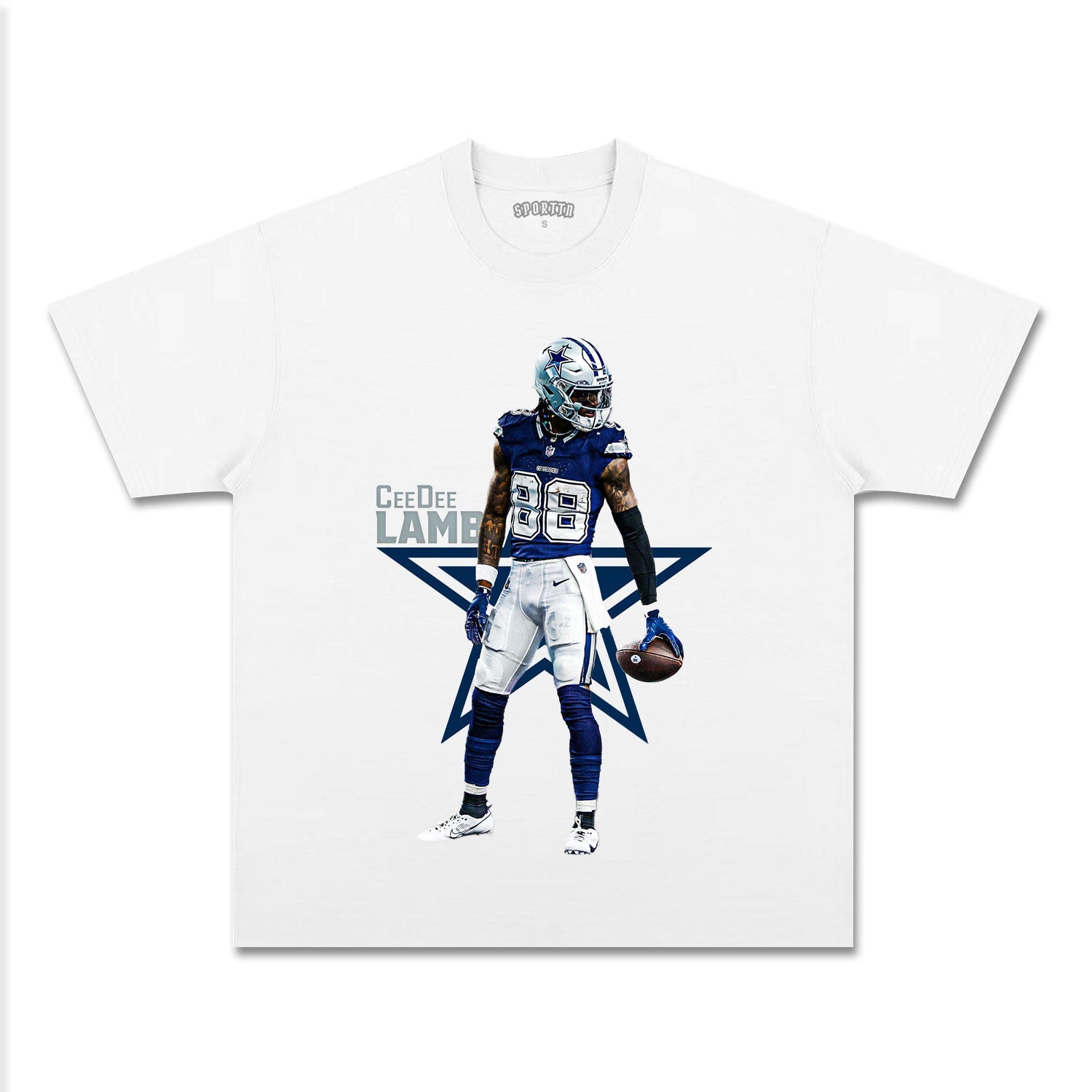 DALLAS COWBOYS CEEDEE LAMB T-SHIRT-LASPORTN