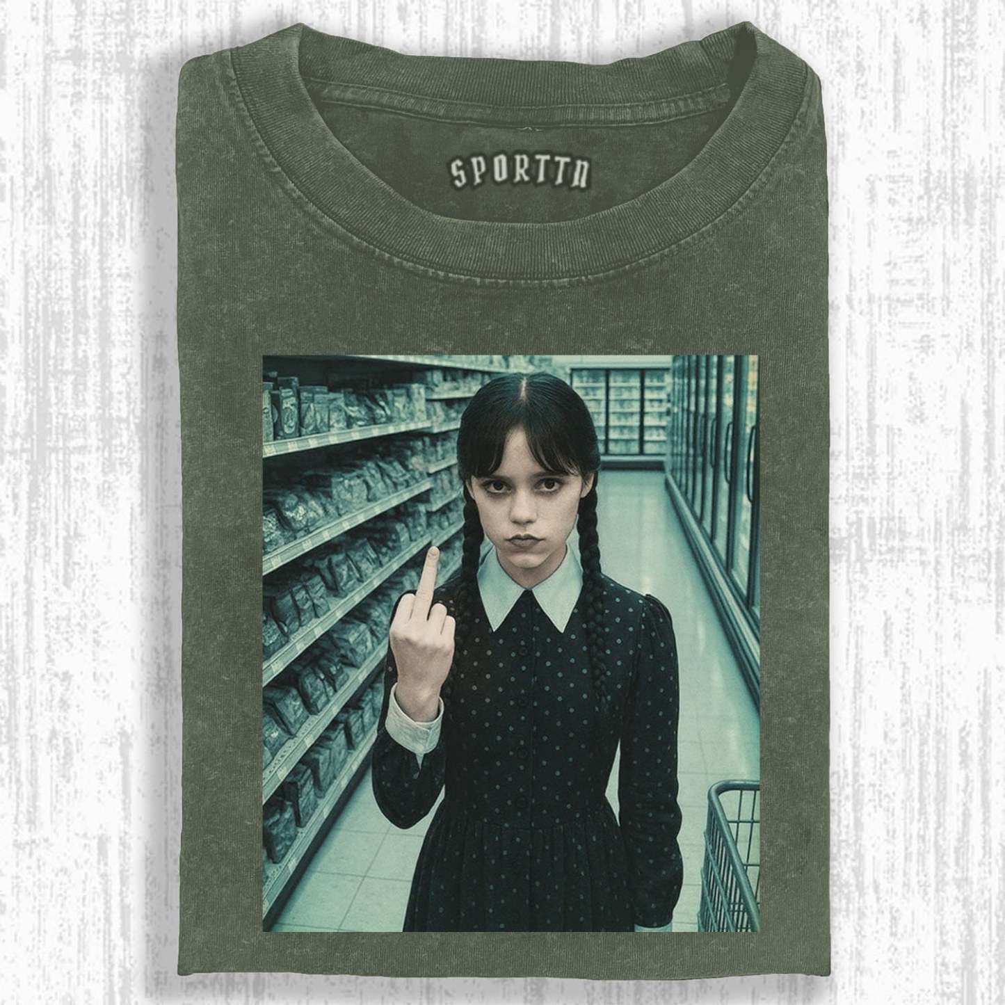 REBELLIOUS T-SHIRT OF WEDNESDAY S2-LASPORTN