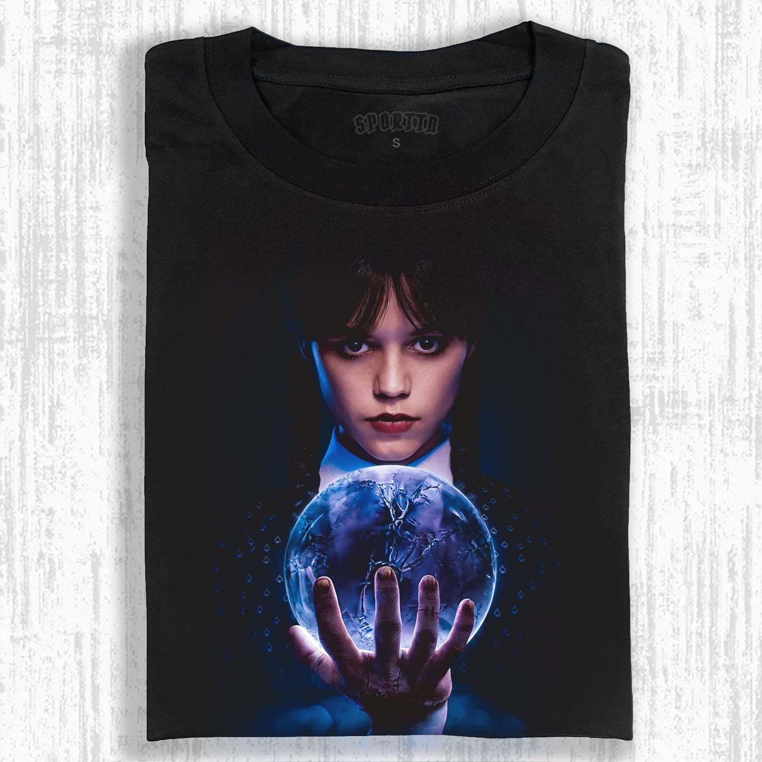 "WEDNESDAY S2 ADDAMS" THEMED V2 T-SHIRT-LASPORTN