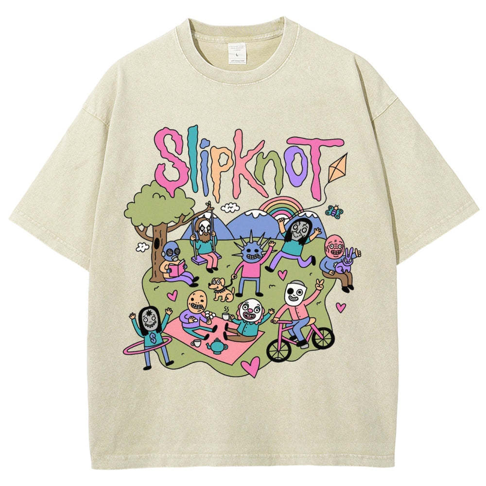 MUSIC SLIPKNOT VINTAGE WASHED TEE