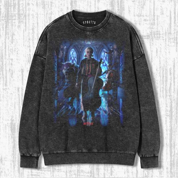 WEDNESDAY S2 ENID SINCLAIR THEMED T-SHIRT-LASPORTN